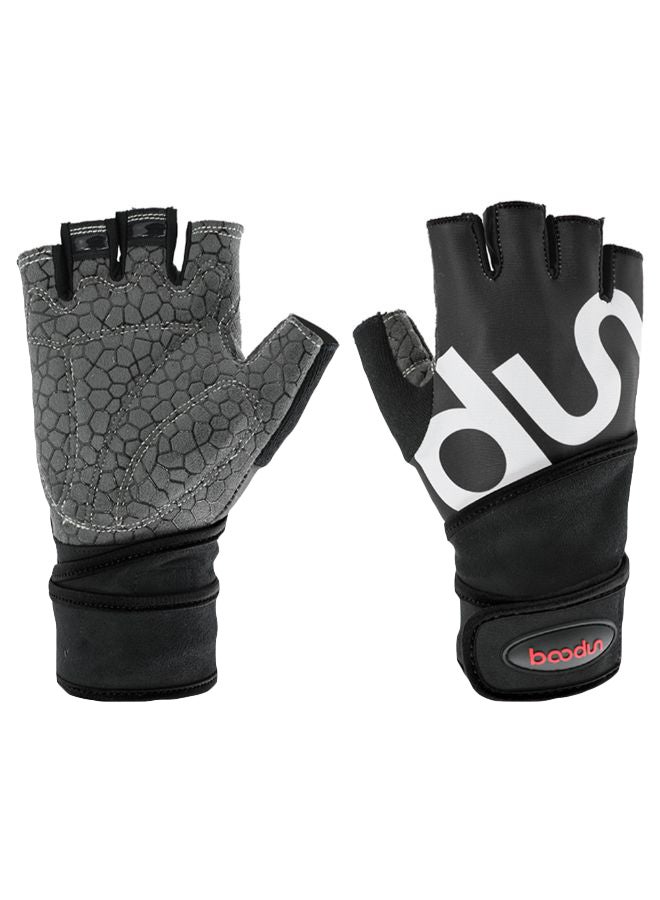 بودون زوج من القفازات بتصميم نصف إصبع متعدد الوظائف - Image 1