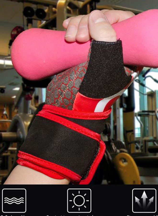 بودون زوج من القفازات بتصميم نصف إصبع متعدد الوظائف - Image 2