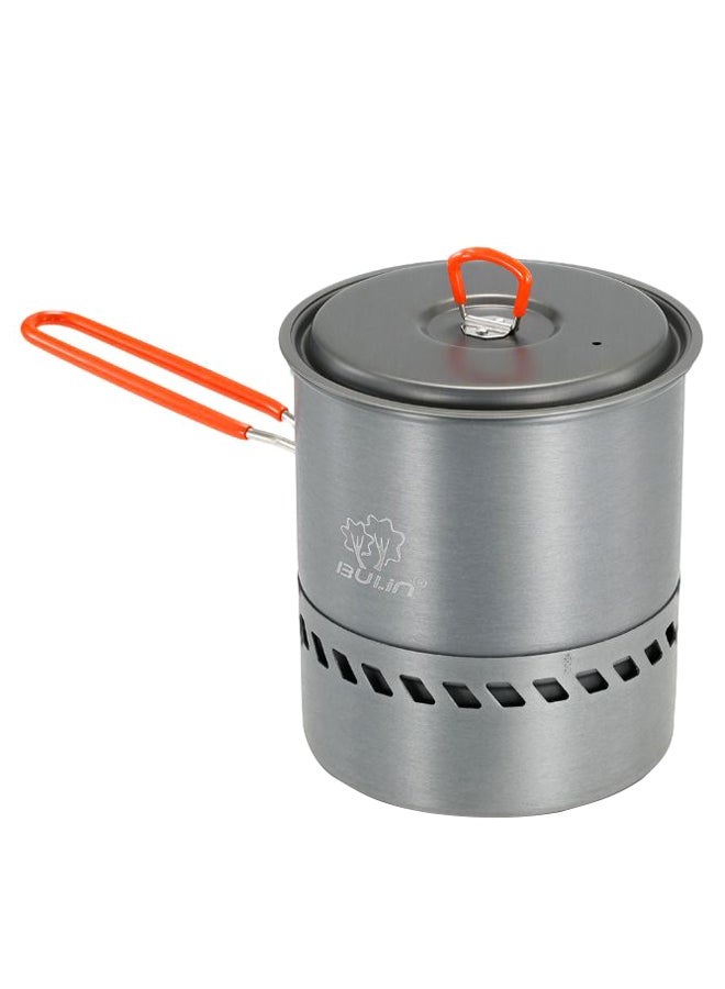 بولين قدر طهي من ضمن أدوات الطهي المناسبة للأماكن الخارجية 16.5 x 13.5سم - Image 1