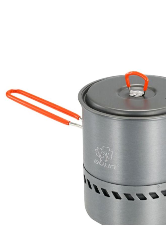 بولين قدر طهي من ضمن أدوات الطهي المناسبة للأماكن الخارجية 16.5 x 13.5سم - Image 2