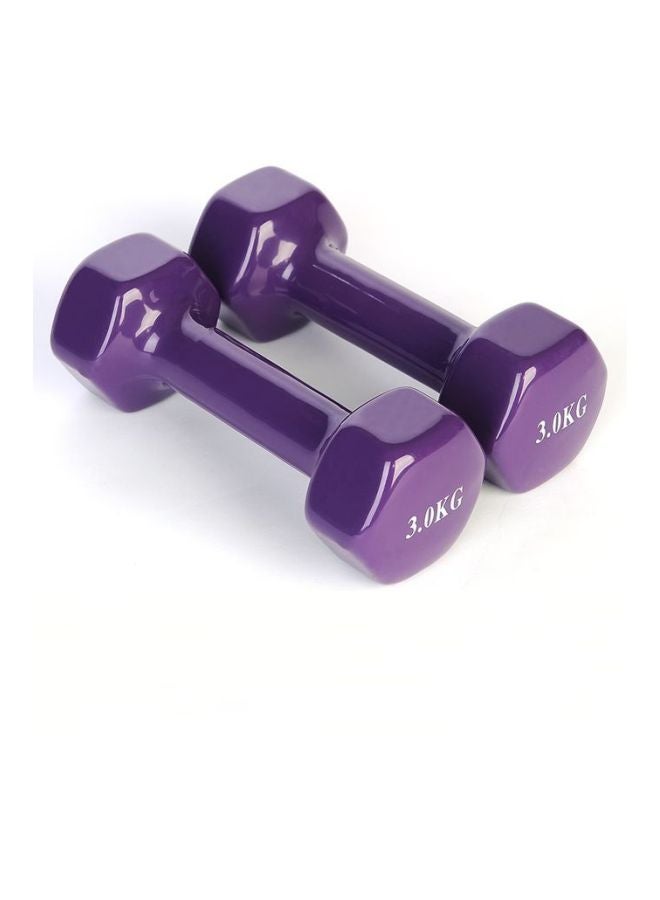 2-Piece Double Dumbbells - 3 Kg 3kg - Image 2