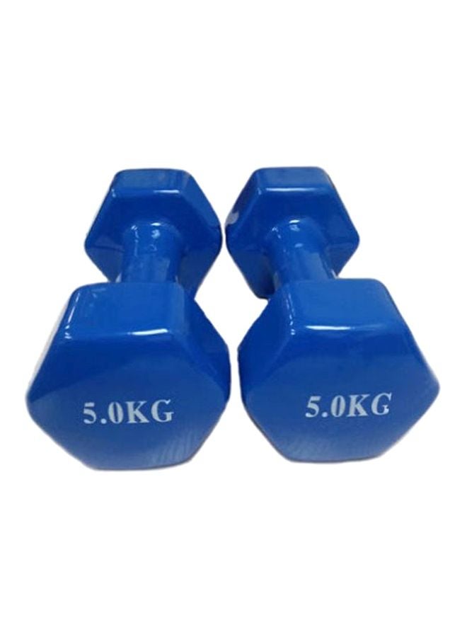 طقم دامبلز من الفينيل مكون من قطعتين 5كيلوجرام - Image 1