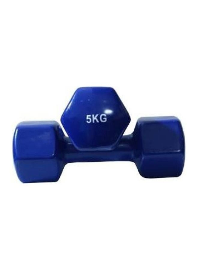 طقم دامبلز من الفينيل مكون من قطعتين 5كيلوجرام - Image 2