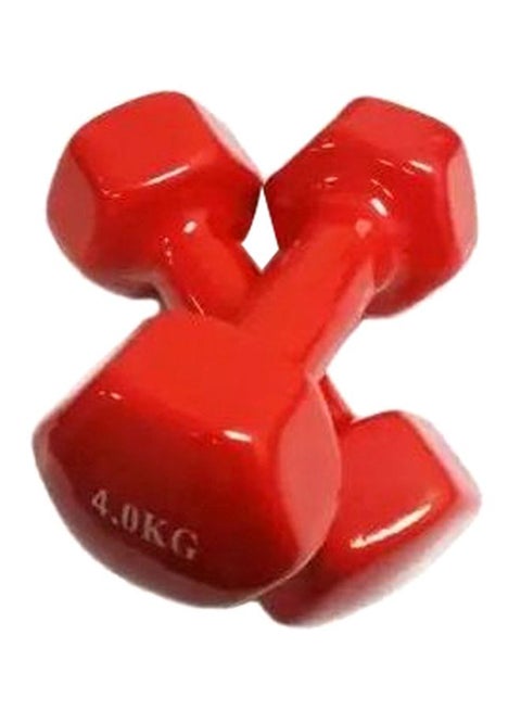 2-Piece Double Dumbbells - 4 Kg 4kg 4kg