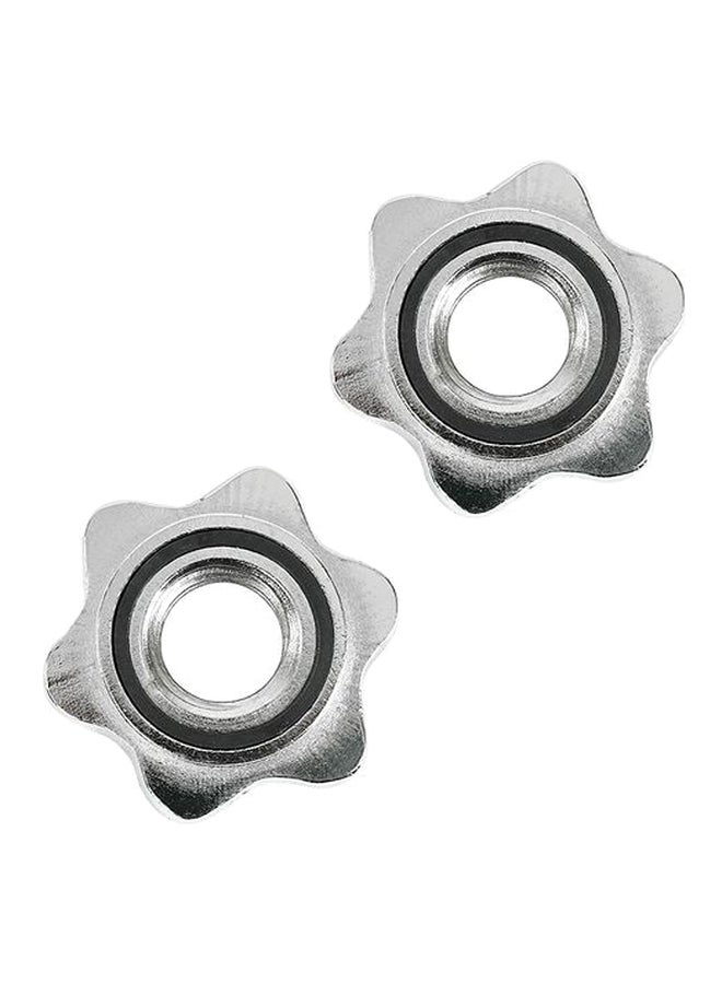 Generic 2-Piece Dumbbell Bar Set With Lock 35cm  - Image 2