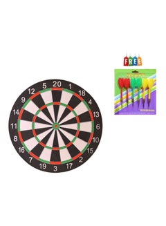 Generic Wooden Darts Board With Dart - 42 cm 42cm  - Image 1