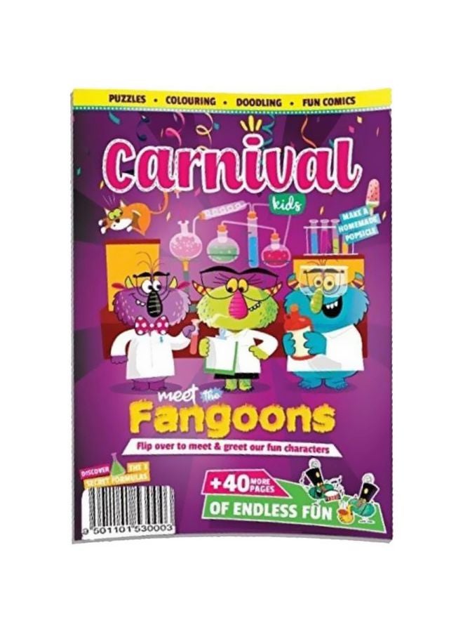 Carnival Kids Magazine Issue 1: Meet The Fangoons Paperback English by Aya Elsammak 