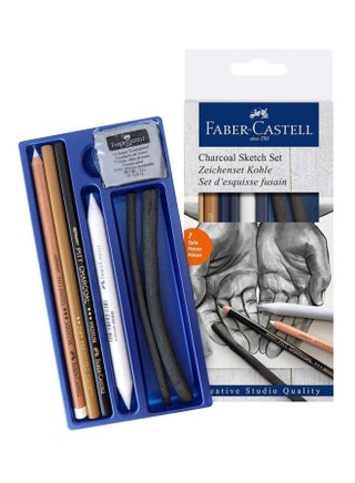 Charcoal Sketch Set Multicolour - v1567961940/N29823909A_1