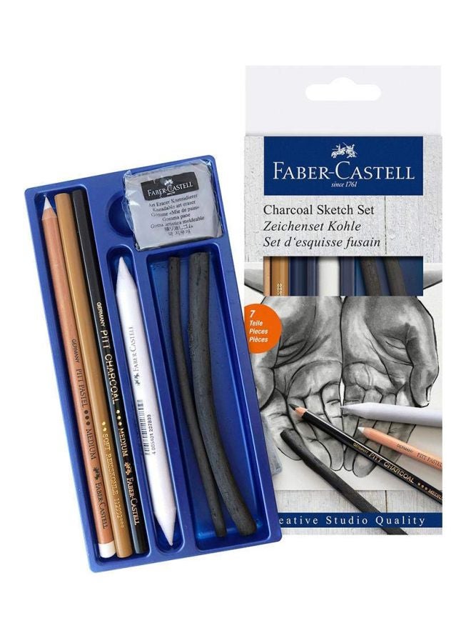 FABER-CASTELL - Charcoal Sketch Set Multicolour - Image 1
