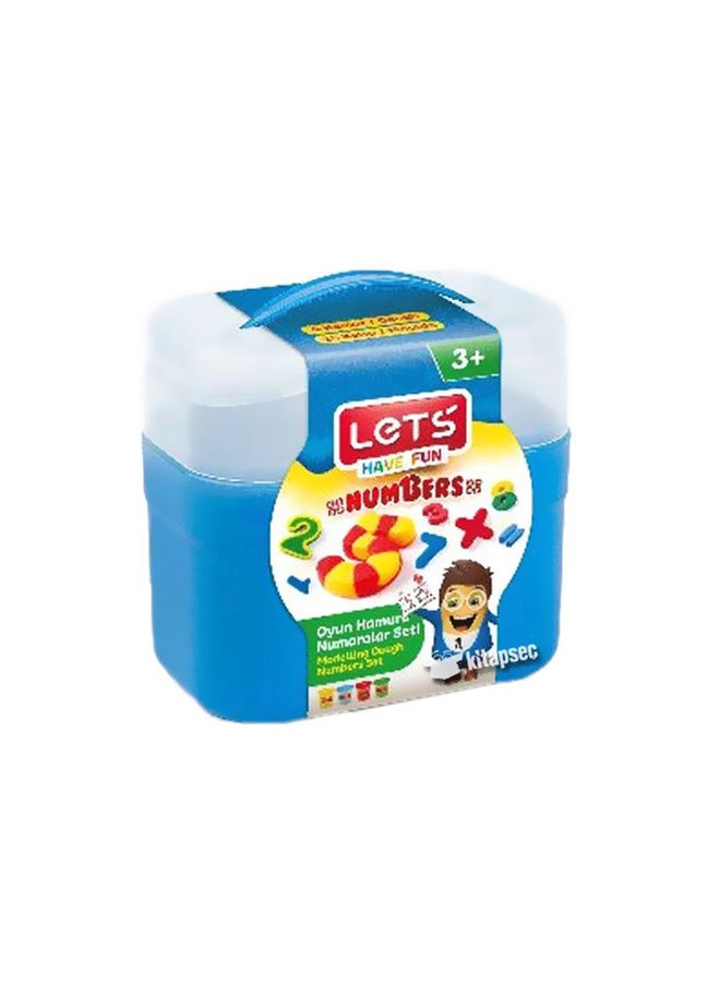 19-Piece Numbers Dough Set L8497