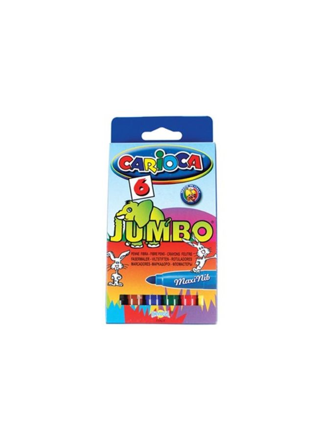 carioca 12-Piece Jumbo Fibre Pens 40568 Multicolour  - Image 2