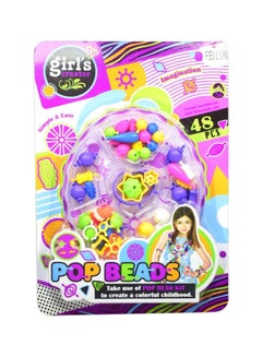 Girl's Creator 48-Piece Pop Beads Kit  - Image 1