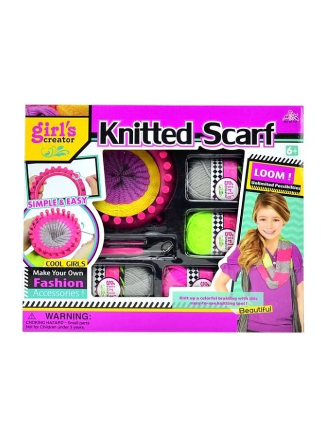 Girl's Creator 6-Piece Scarf Knitting Set 285 