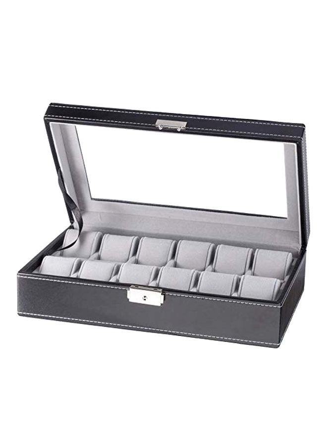 Generic - 12-Compartment Watch Box Organizer - Image 1