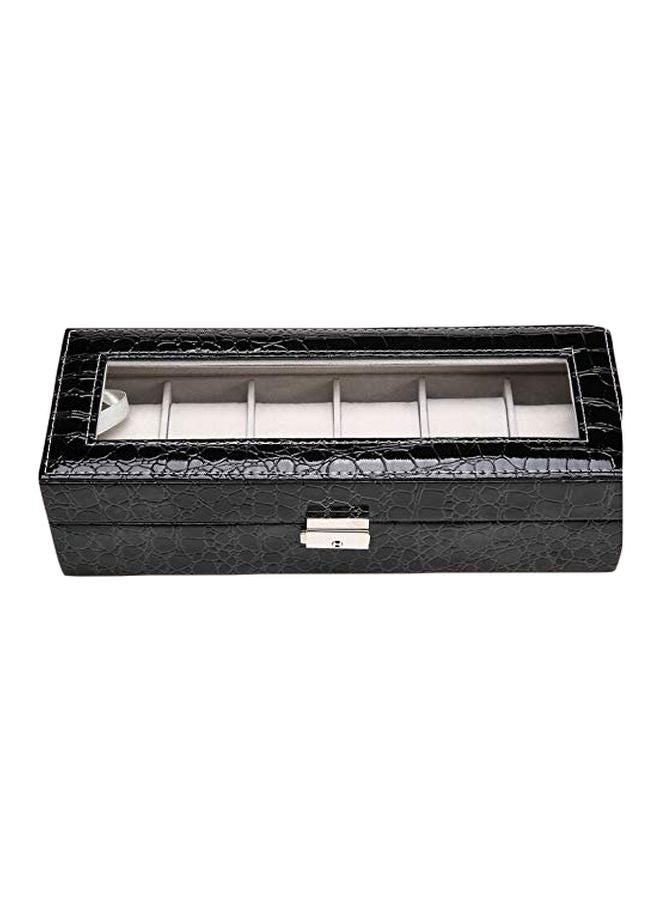 Generic - unisex 6-Compartment Watch Organizer Box - Image 1