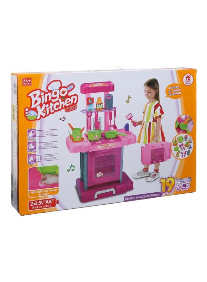 Bingo 19-Piece Light And Sound Kitchen Playset HK9201 - Image 2
