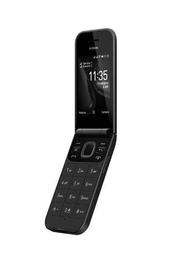 NOKIA - 2720 Flip Dual SIM Black 4GB 512MB RAM 4G LTE - Image 1