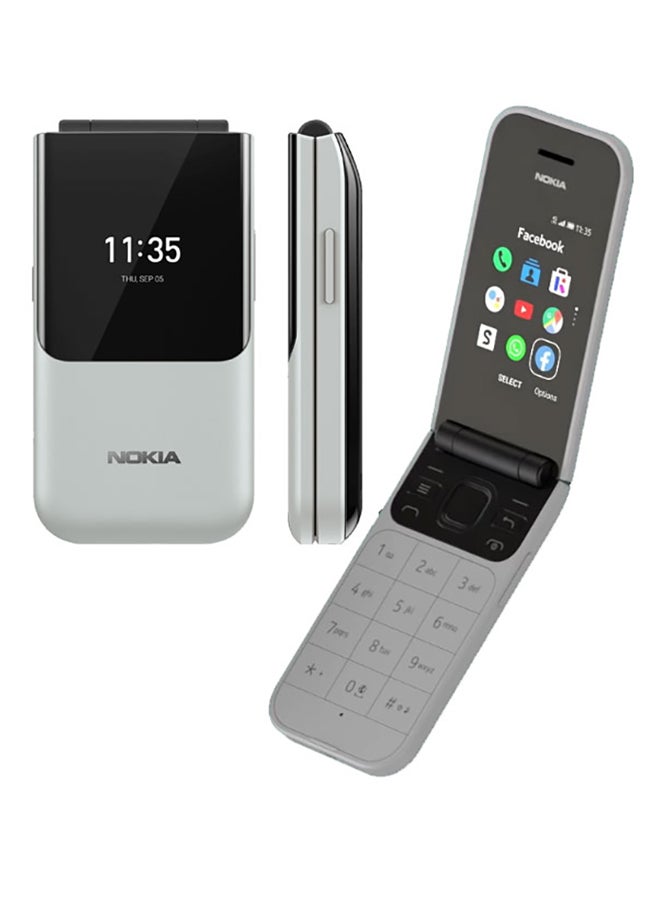 NOKIA - 2720 Flip Dual SIM Grey 4GB 512MB RAM 4G LTE - Image 1