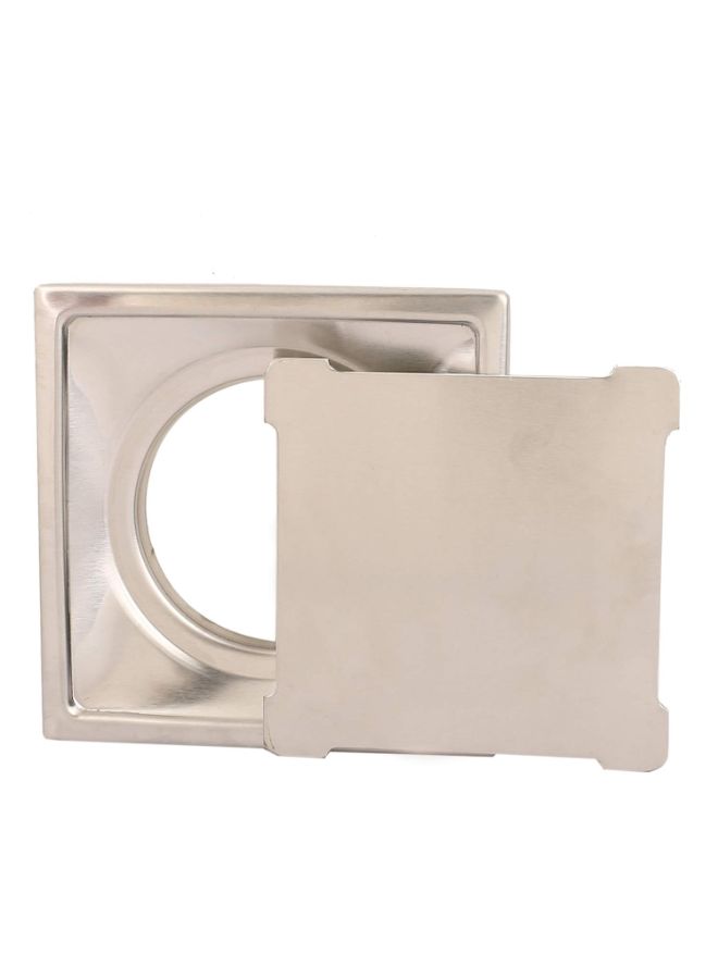 Pack Of 2 Bathroom Jali/Floor Drain Cover Silver 6inch - Image 2