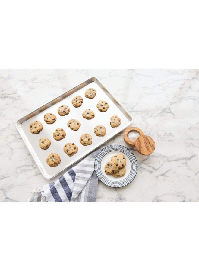 بيتا صينية للخَبز من الألومنيوم - لون فاتح فضي 33Ø³Ù†ØªÙŠÙ…ØªØ± - Image 3