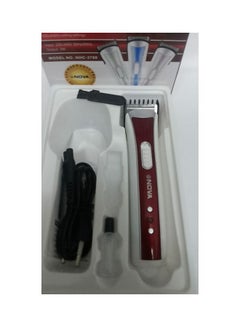 NOVA Professional Rechargeable Hair Trimmer White/Red  - Image 3