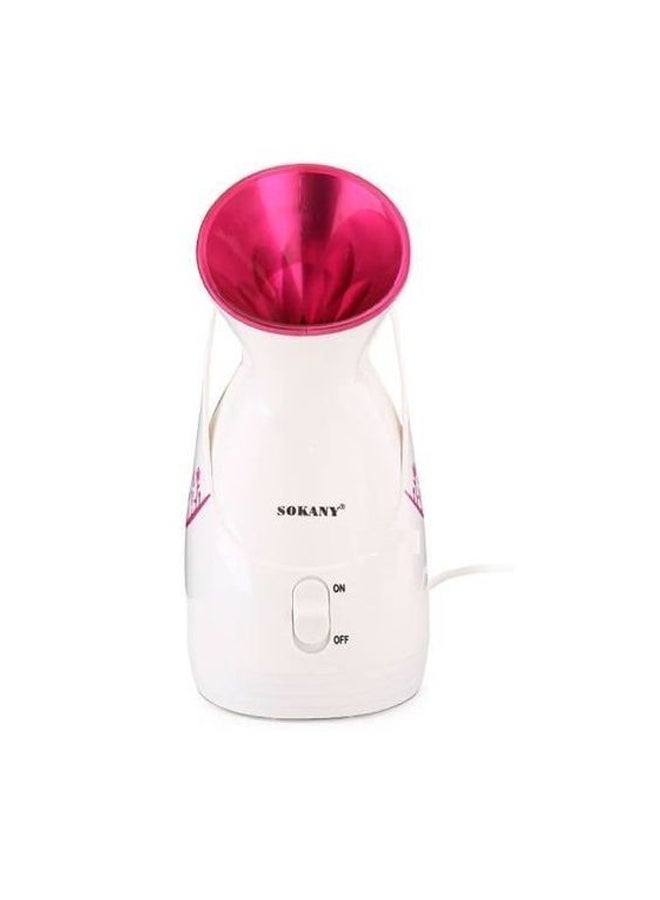 sokany Facial Steamer White/Pink - Image 1