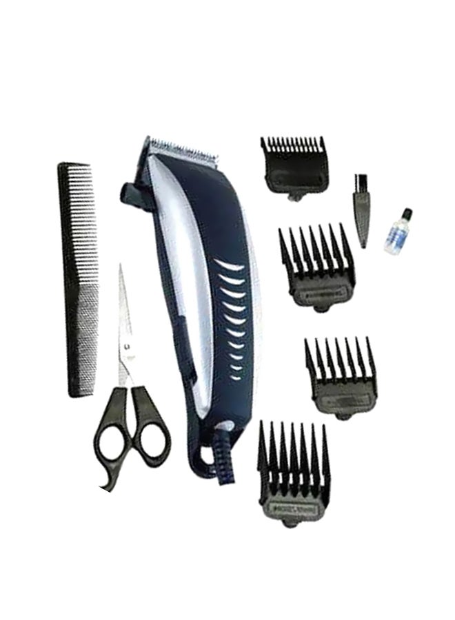 مجموعة أدوات تشذيب الشعر فضي / أزرق - Image 1