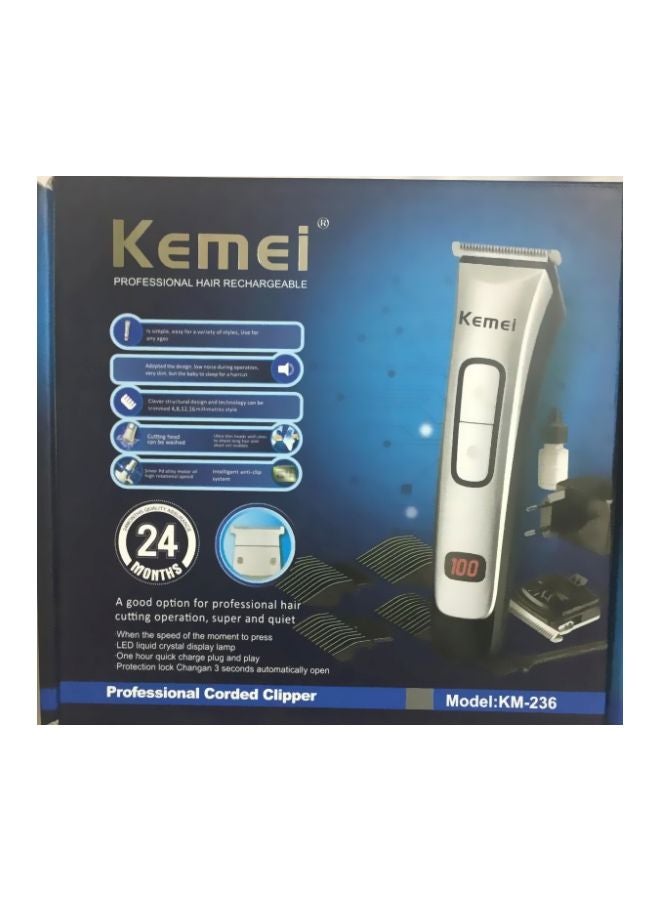 Kemei Professional Hair Clipper Black/Grey - Image 2