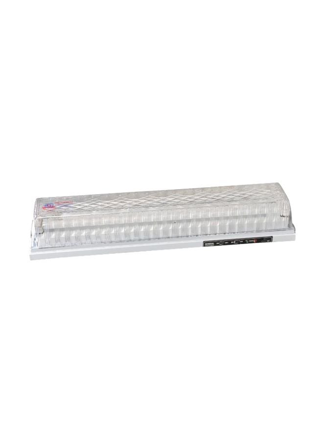 Generic Rechargeable Emergency Light White/Clear 