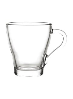 Blinkmax 6-Piece Glass Mug Clear 270ml 
