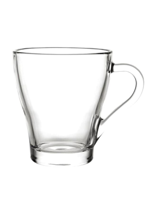 Blinkmax 6-Piece Glass Mug Clear 270ml 
