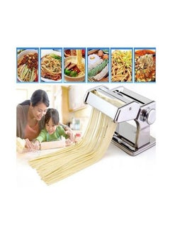 Generic Manual Pasta And Noodle Maker Machine Cutter Silver  - Image 2