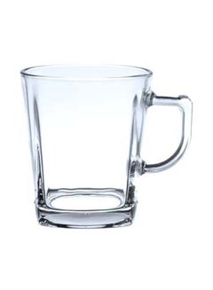 Blinkmax 6-Piece Glass Tea Cup Set Clear 