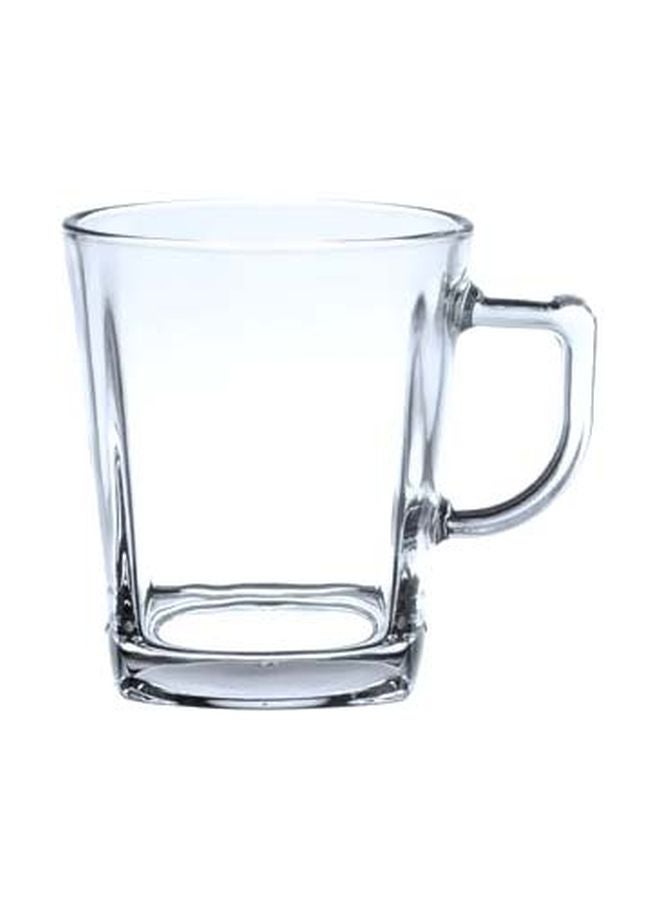 Blinkmax 6-Piece Glass Tea Cup Set Clear 