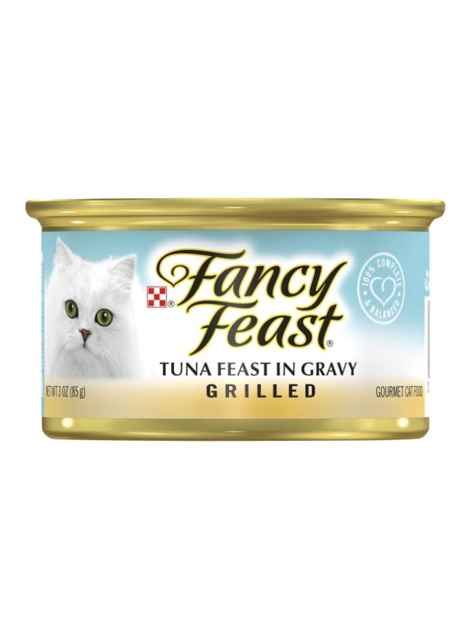 Fancy Feast Pack Of 6 Grilled Tuna Feast In Gravy 85grams - Image 2