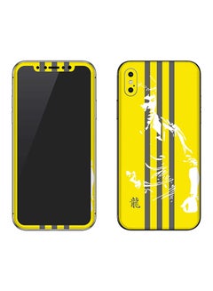 Vinyl Skin Decal For Apple iPhone XS/X Fighter Bruce Lee