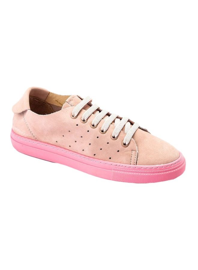 Darkwood Lace-up Sneakers Powder Pink - Image 1