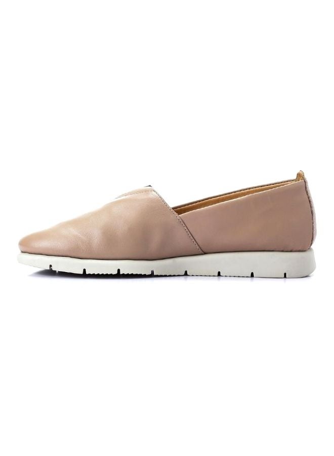 Darkwood - Leather Slip On Shoes Sand - Image 1