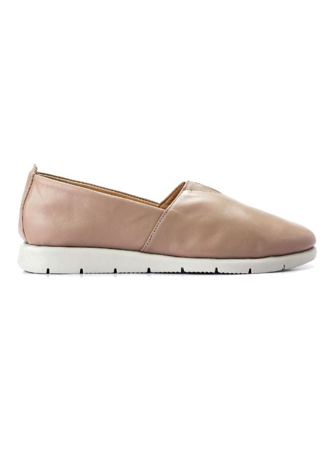 Darkwood - Leather Slip On Shoes Sand - Image 1