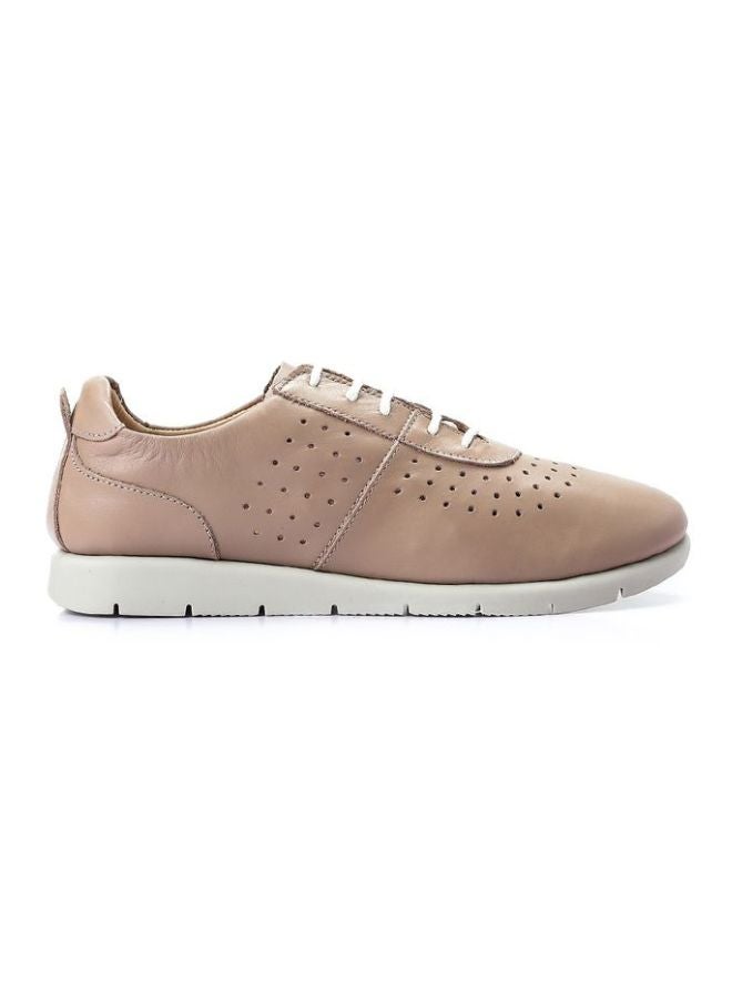 Darkwood Napa Lace Up Sneakers Sand - Image 2