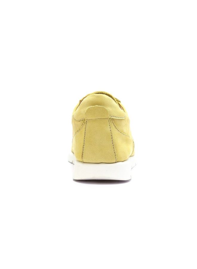 Darkwood Nubuck Lace-up Sneakers Lime - Image 3