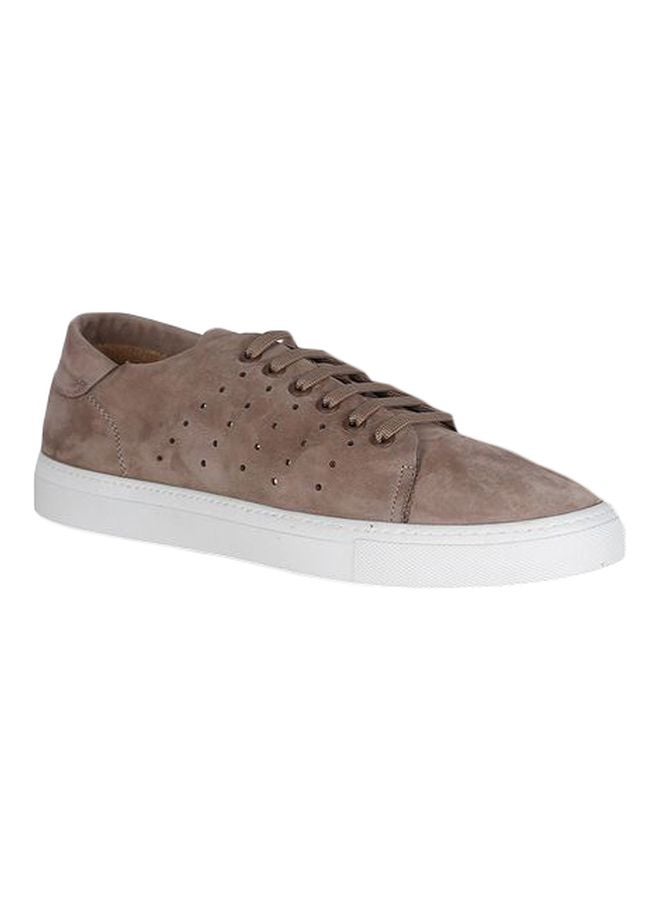 Darkwood Lace-up Leather Sneakers Brown  - Image 1