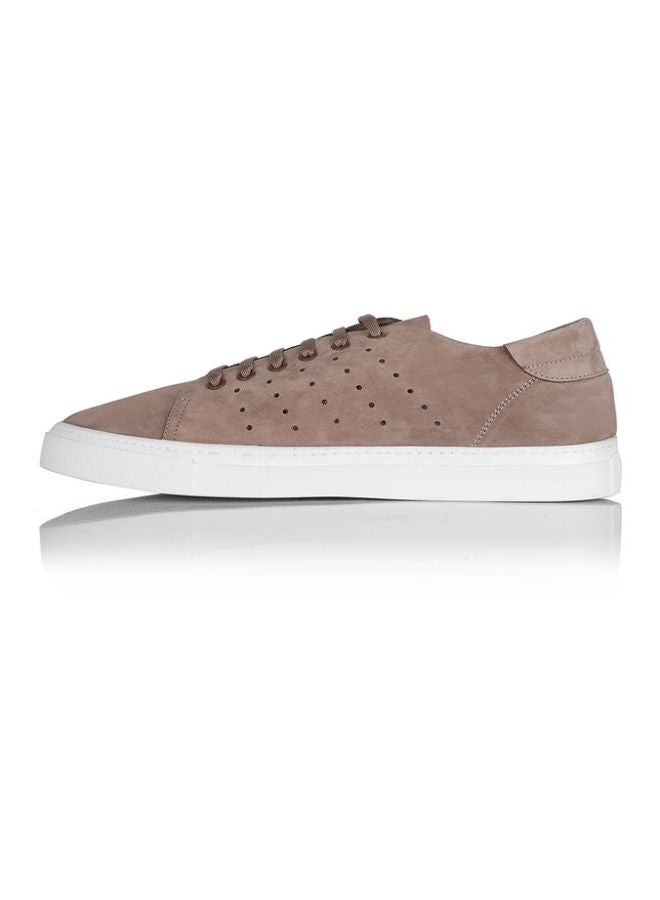 Darkwood Lace-up Leather Sneakers Brown  - Image 2