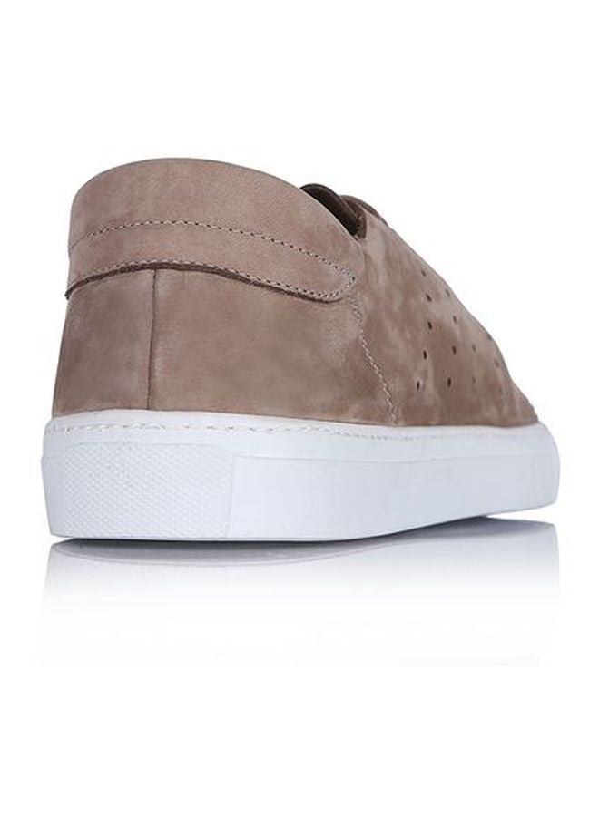 Darkwood Lace-up Leather Sneakers Brown  - Image 3