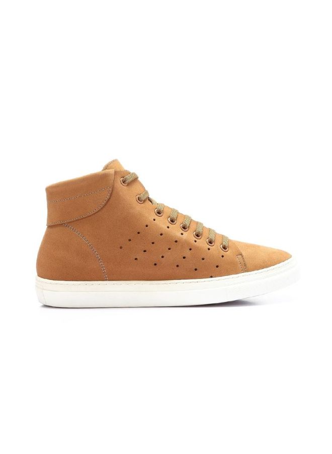 Darkwood Lace-Up Comfort Shoes Cinnamon - Image 3