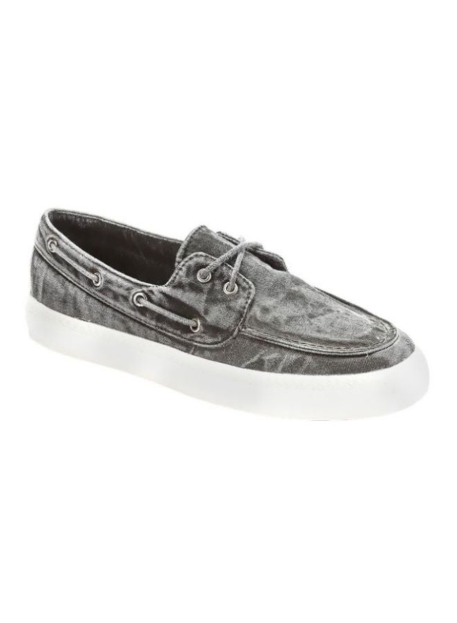 Levent - Lace-Up Boat Shoes Grey - Image 1