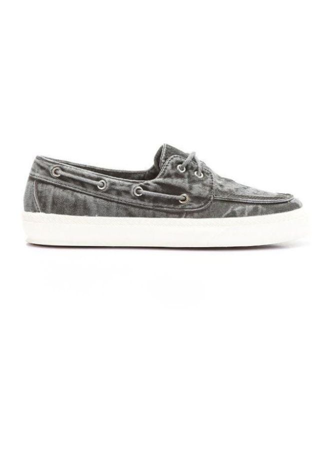 Levent - Lace-Up Boat Shoes Grey - Image 1