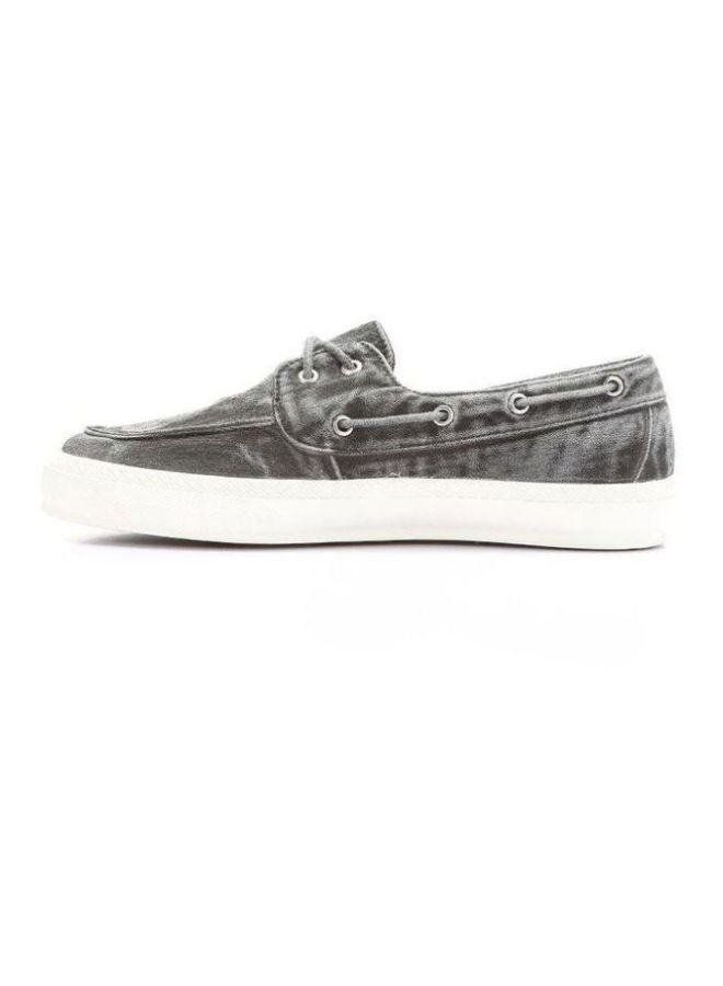 Levent - Lace-Up Boat Shoes Grey - Image 1