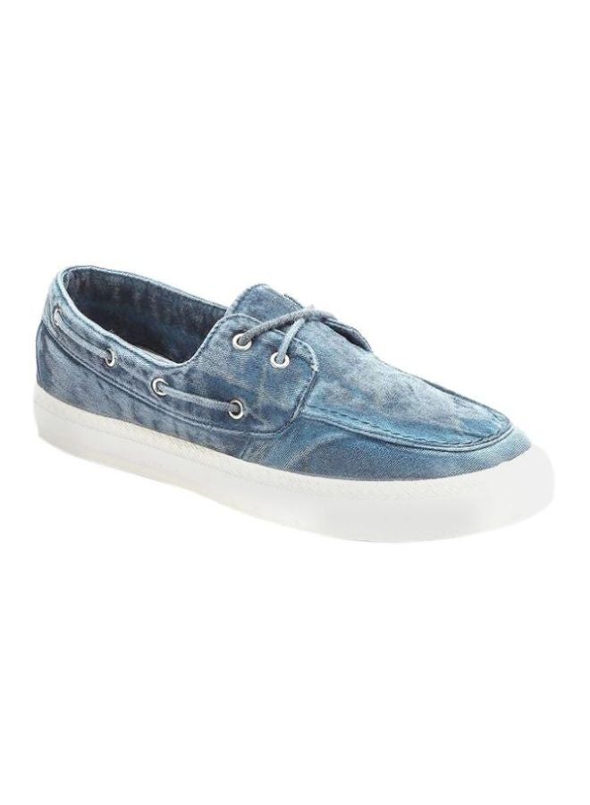 Levent - Lace-Up Boat Shoes Blue - Image 1