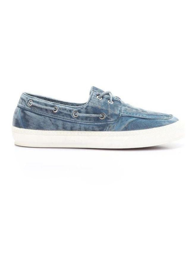 Levent - Lace-Up Boat Shoes Blue - Image 1